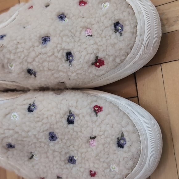 Keds Double Decker Embroidered faux sterling slip-on sneakers size 6 - Picture 3 of 8